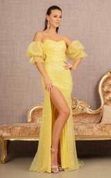 1 of 4 GLS by Gloria GL3155 Dress Yellow