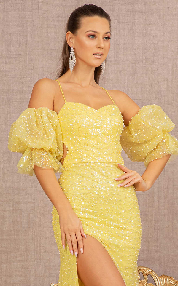 GLS by Gloria GL3155 Dress Yellow