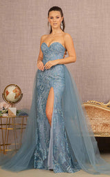 4 of 5 GLS by Gloria GL3156 Dress Smoky-Blue