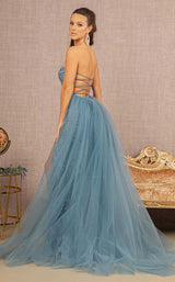 5 of 5 GLS by Gloria GL3156 Dress Smoky-Blue