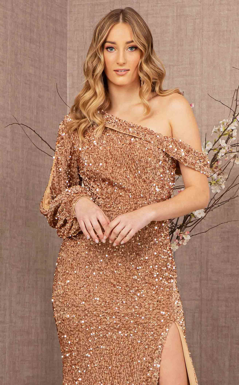 Elizabeth K GL3159 Dress Gold