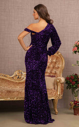 21 of 22 Elizabeth K GL3159 Dress Purple