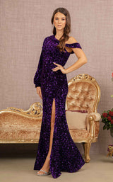 17 of 22 Elizabeth K GL3159 Dress Purple