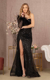 1 of 10 GLS by Gloria GL3160 Dress Black