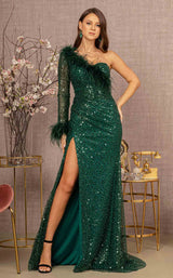 2 of 10 GLS by Gloria GL3160 Dress Green