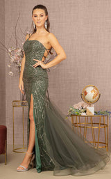 7 of 9 GLS by Gloria GL3161 Dress Green