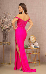 21 of 22 Elizabeth K GL3162 Dress Fuchsia