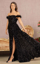 1 of 14 Elizabeth K GL3163 Dress Black