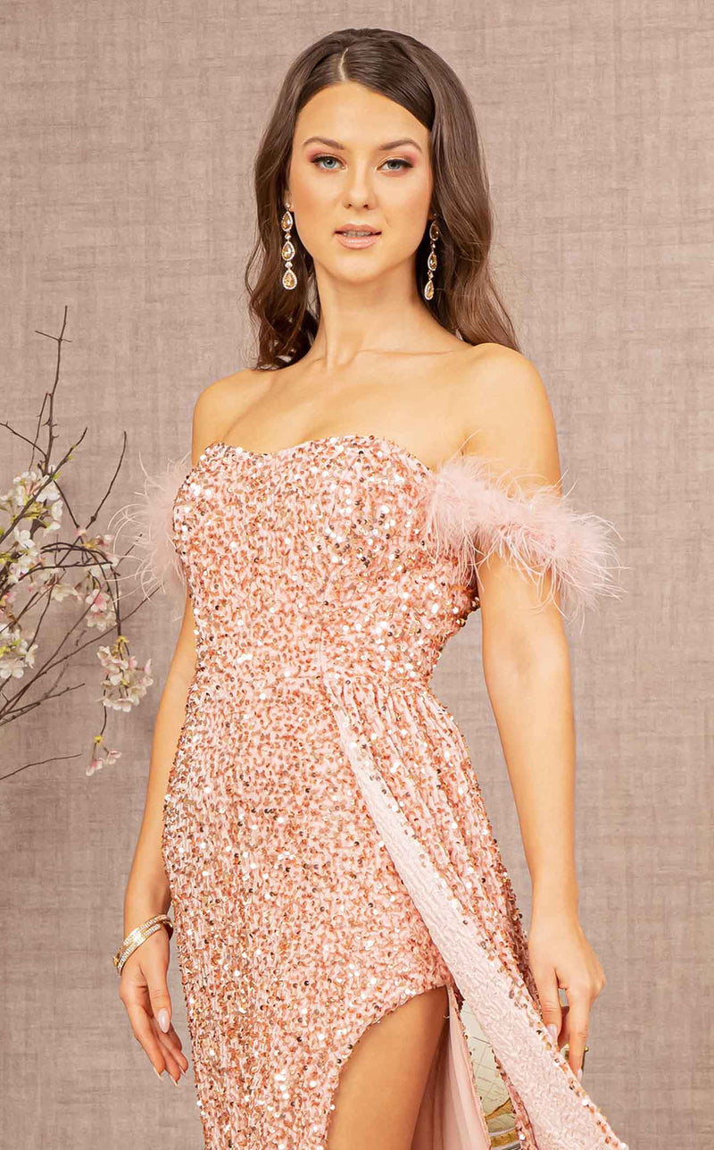 Elizabeth K GL3163 Dress Rose-Gold