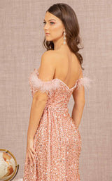 8 of 14 Elizabeth K GL3163 Dress Rose-Gold