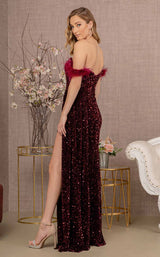 14 of 14 Elizabeth K GL3163 Dress Wine