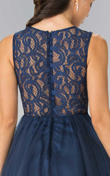 28 of 31 Elizabeth K GS1427 Dress Navy