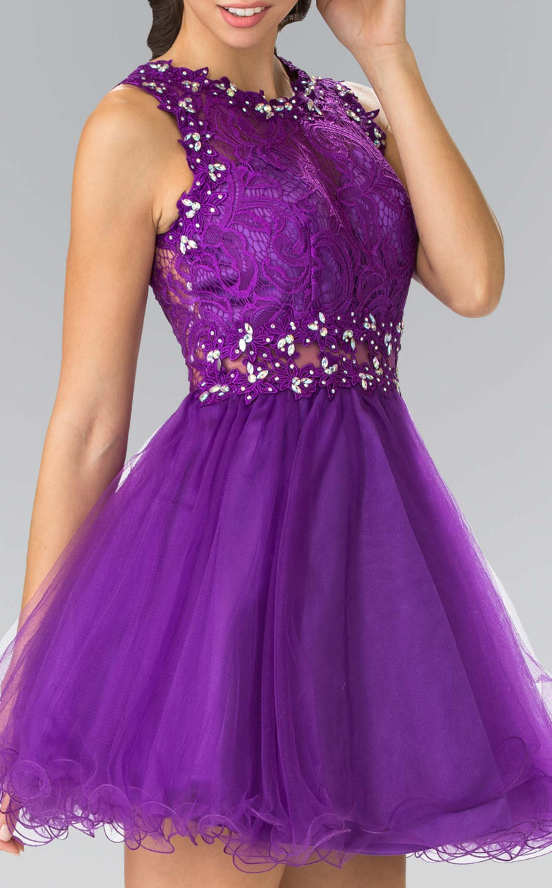 Elizabeth K GS1427 Dress Purple