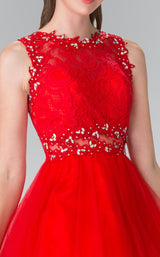 20 of 31 Elizabeth K GS1427 Dress Red