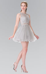 10 of 31 Elizabeth K GS1427 Dress Silver