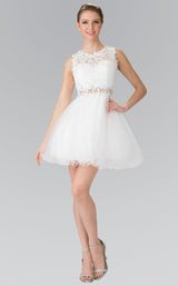 11 of 31 Elizabeth K GS1427 Dress White