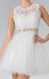 22 of 31 Elizabeth K GS1427 Dress White