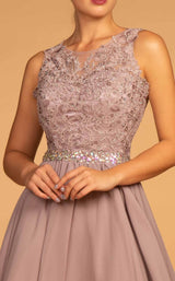 7 of 12 Elizabeth K GS1623 Dress Mauve