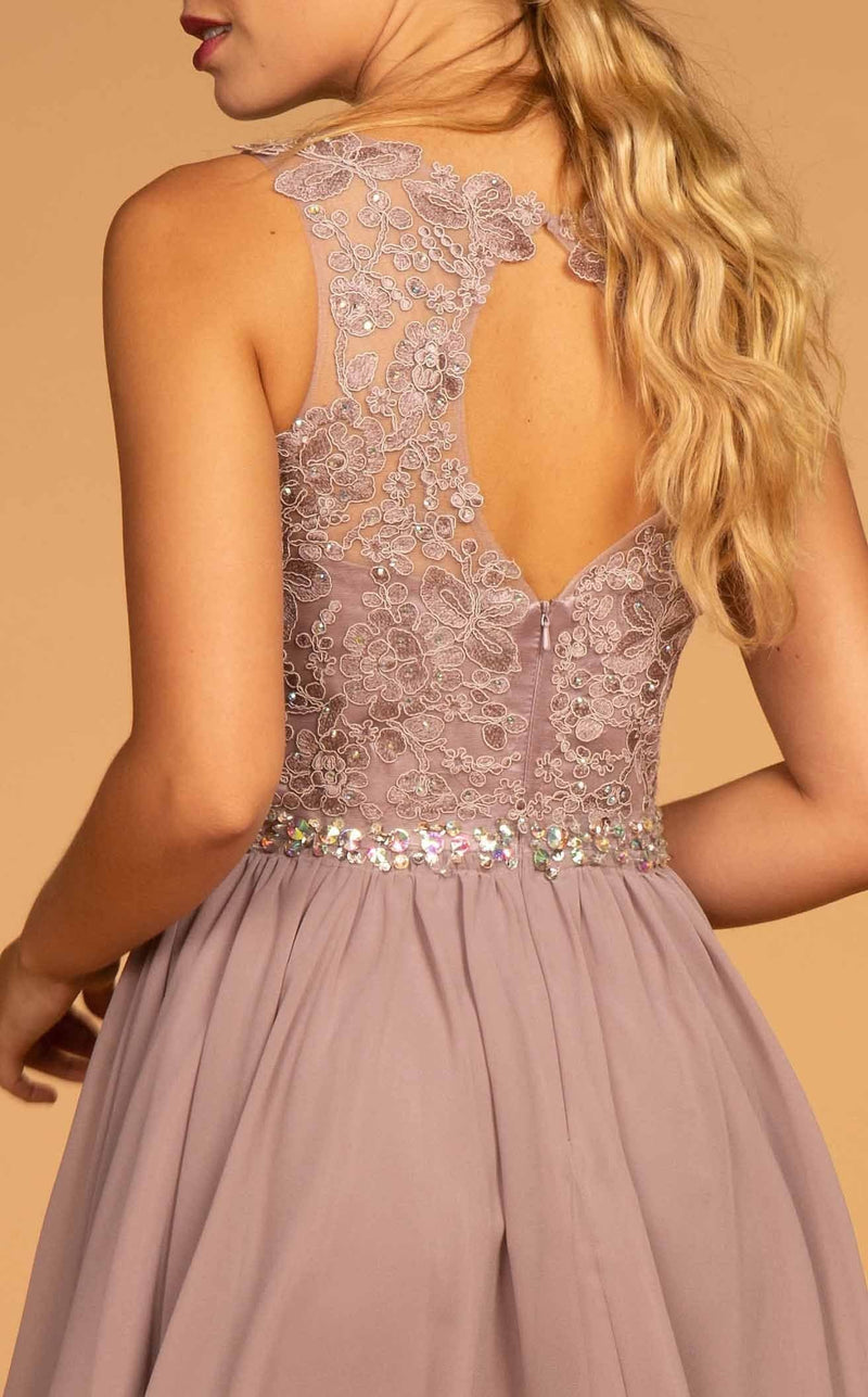 Elizabeth K GS1623 Dress Mauve