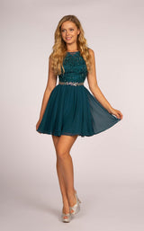 3 of 12 Elizabeth K GS1623 Dress Teal