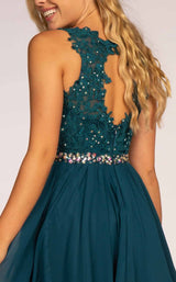 12 of 12 Elizabeth K GS1623 Dress Teal