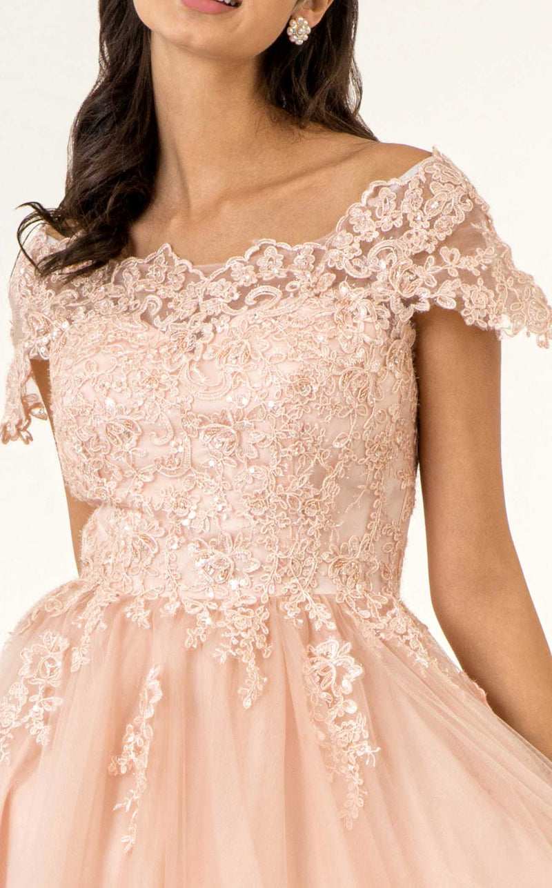 Elizabeth K GS1953 Dress Blush