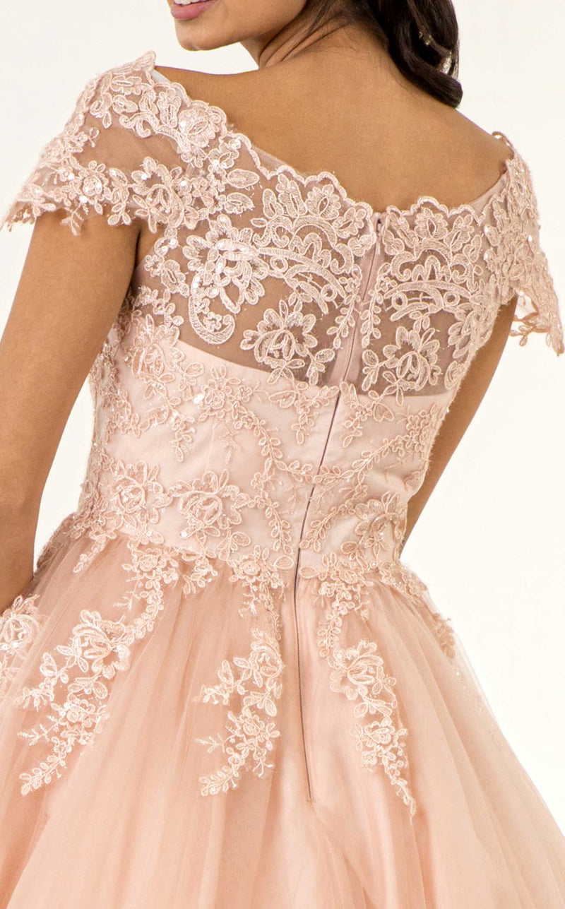 Elizabeth K GS1953 Dress Blush