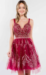 10 of 12 Elizabeth K GS1965 Dress Burgundy