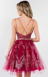 6 of 12 Elizabeth K GS1965 Dress Burgundy