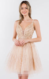 11 of 12 Elizabeth K GS1965 Dress Champagne