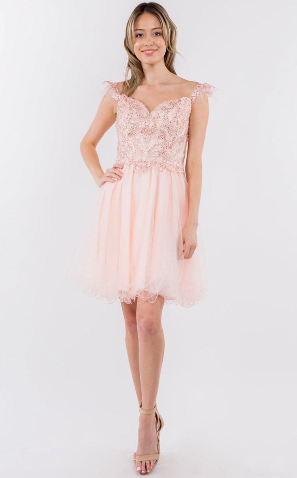 Elizabeth K GS1966 Dress Blush