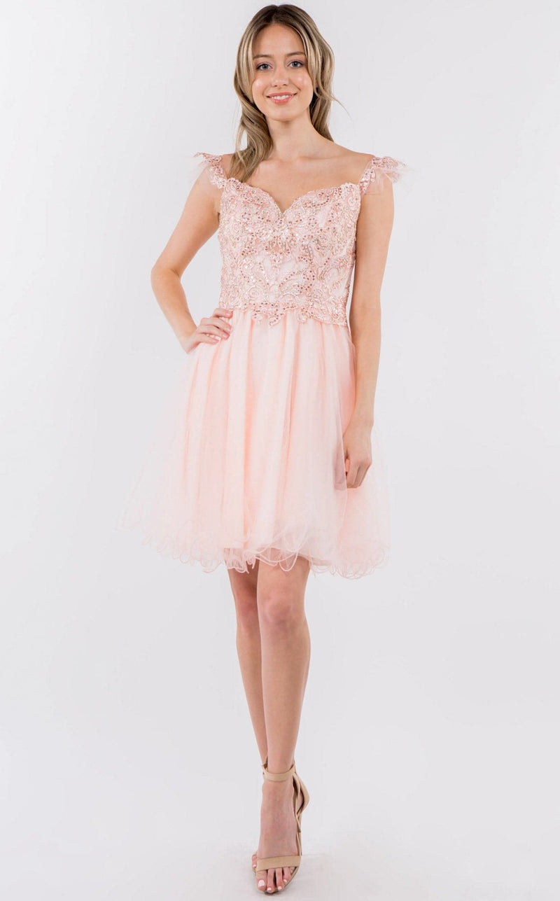 Elizabeth K GS1966 Dress Blush