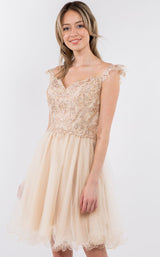 12 of 15 Elizabeth K GS1966 Dress Champagne