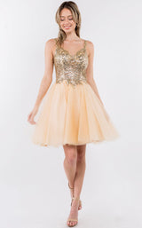 1 of 12 Elizabeth K GS1967 Dress Champagne