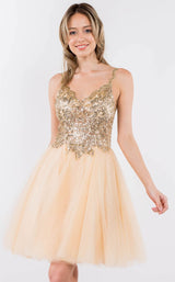 9 of 12 Elizabeth K GS1967 Dress Champagne