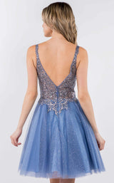 7 of 12 Elizabeth K GS1967 Dress Smoky-Blue