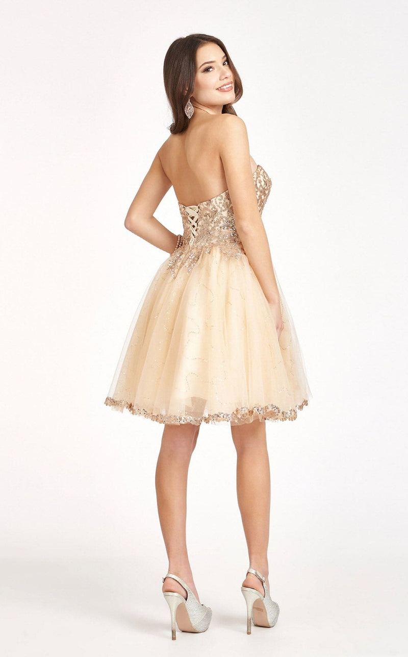 Elizabeth K GS1980 Dress Champagne