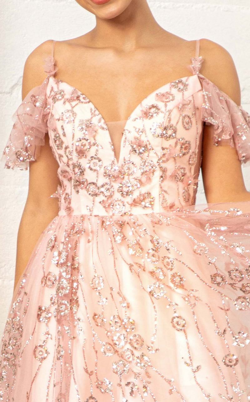 Elizabeth K GS1996 Dress Rose-Gold