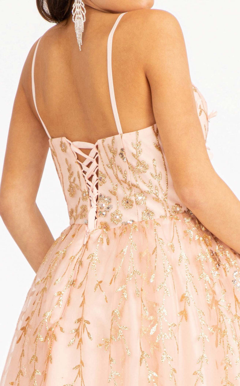 Elizabeth K GS1998 Dress Rose-Gold