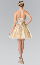 11 of 26 Elizabeth K GS2371 Dress Champagne