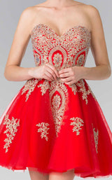 20 of 26 Elizabeth K GS2371 Dress Red