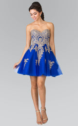 7 of 26 Elizabeth K GS2371 Dress Royal-Blue