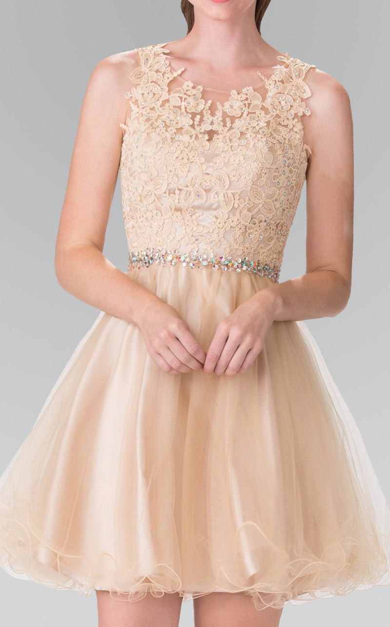 Elizabeth K GS2375 Dress Champagne