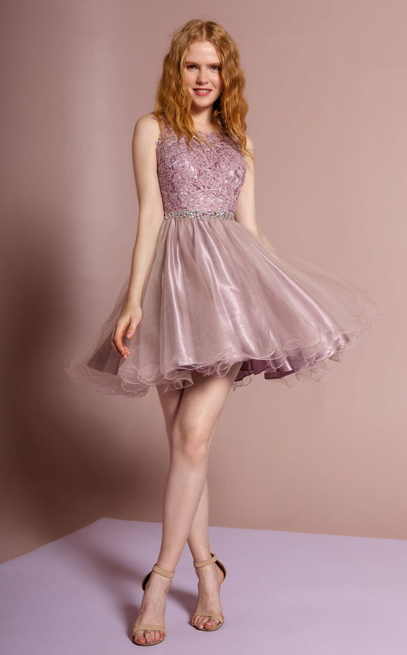 Elizabeth K GS2375 Dress Mauve