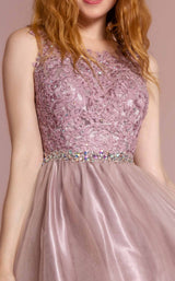 16 of 26 Elizabeth K GS2375 Dress Mauve