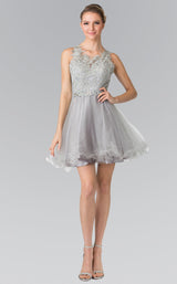 7 of 26 Elizabeth K GS2375 Dress Silver