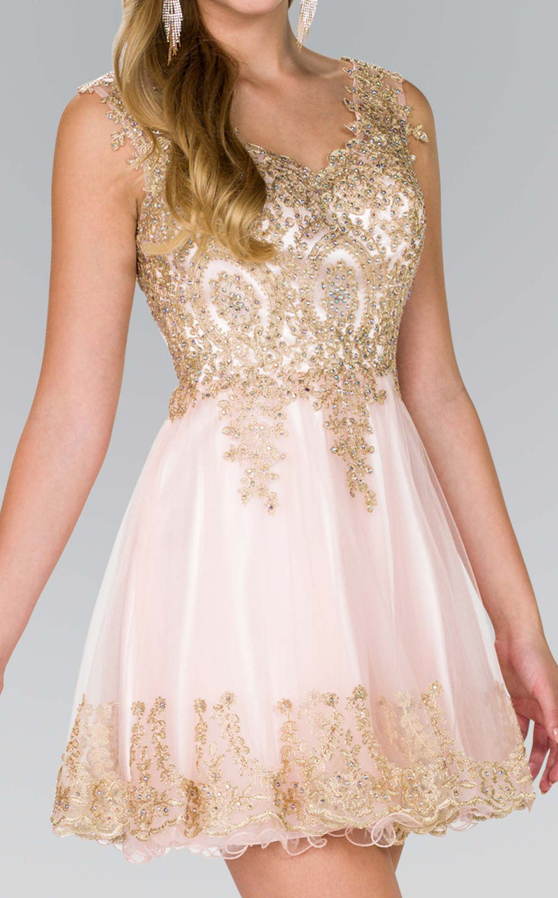 Elizabeth K GS2403 Dress Blush