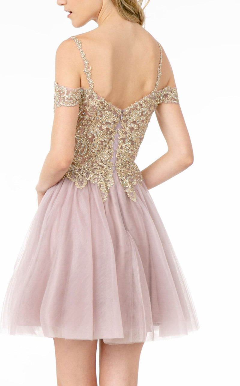 Elizabeth K GS2808 Dress Mauve