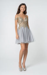 5 of 24 Elizabeth K GS2808 Dress Silver