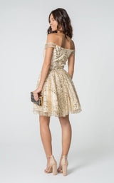 3 of 8 Elizabeth K GS2833 Dress Champagne